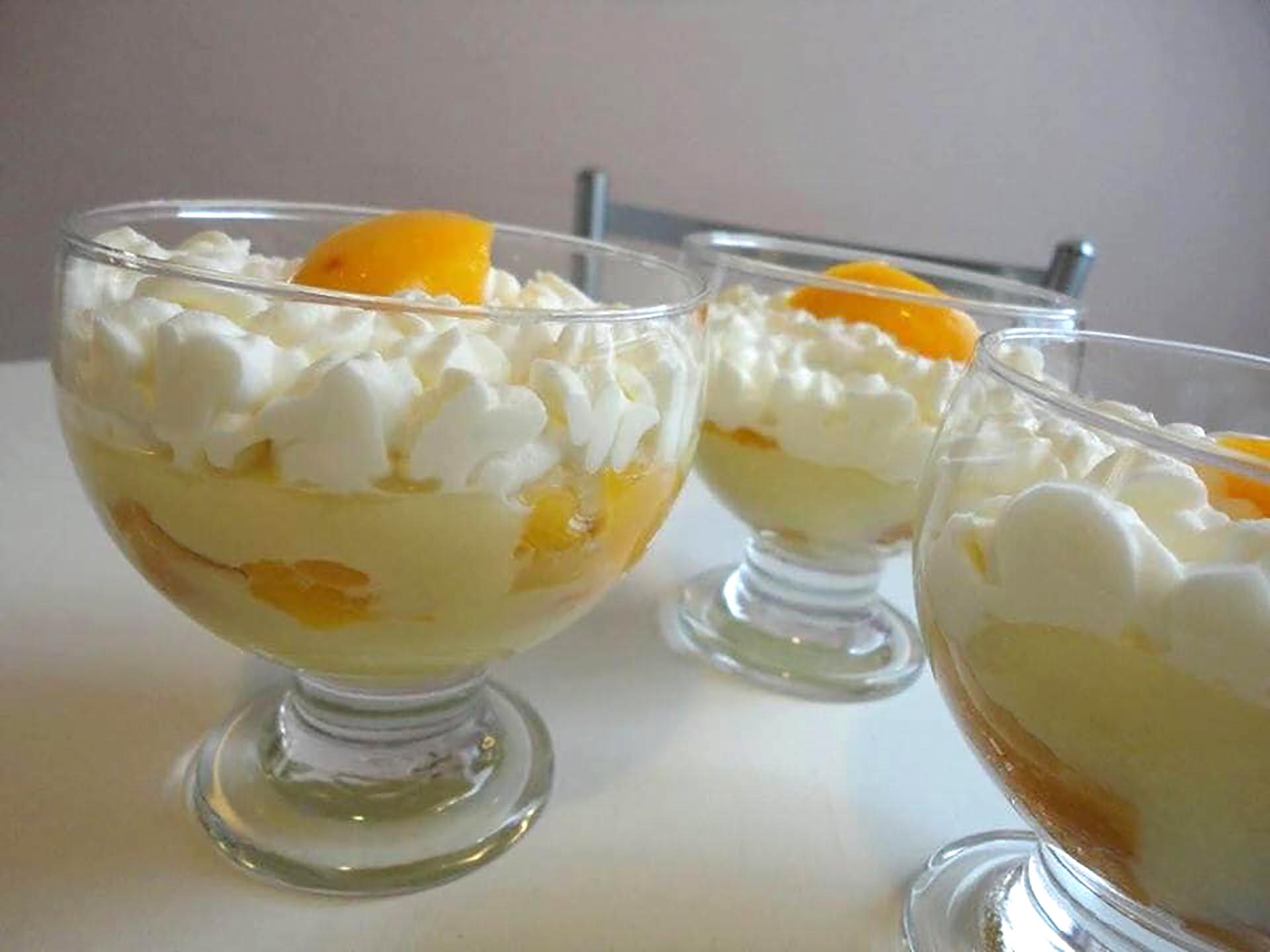 Mousse de Pêssego Maravilhoso