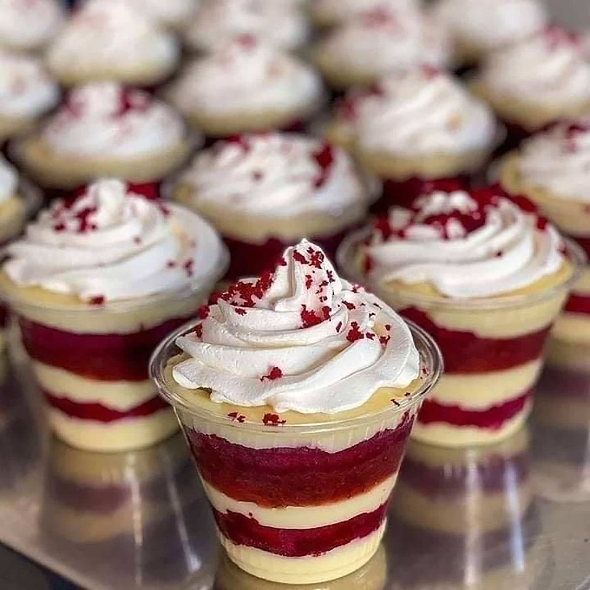 Receita Bolo no Pote Red Velvet prepara o cartão