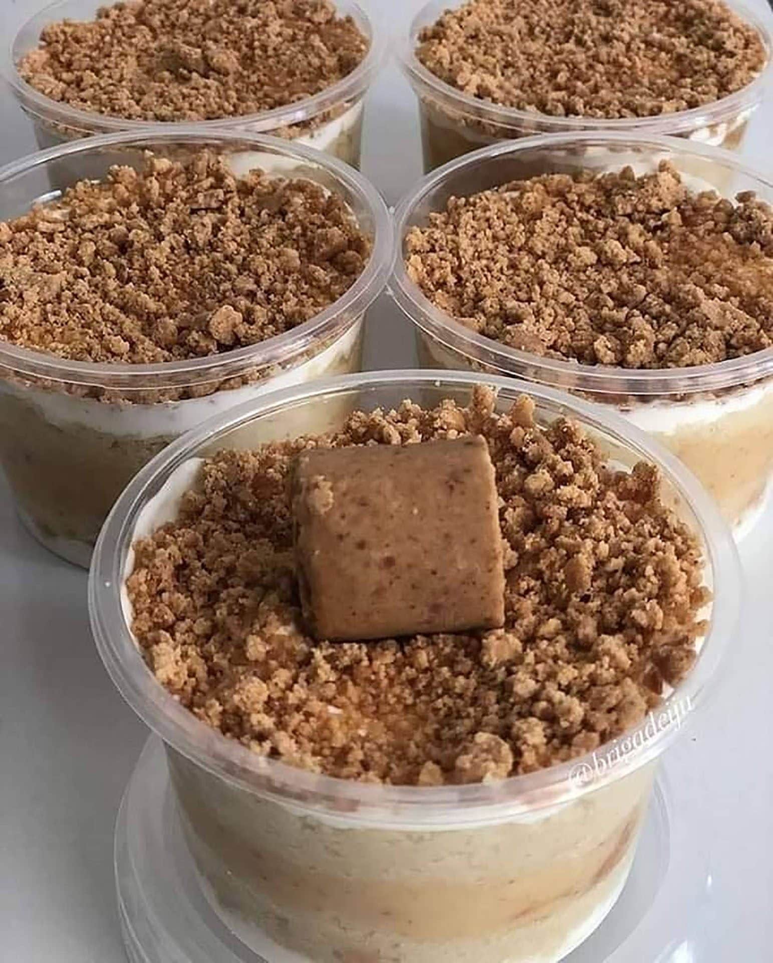 Receita de Bolo de Pote de Paçoca já prepara o cartão de credito