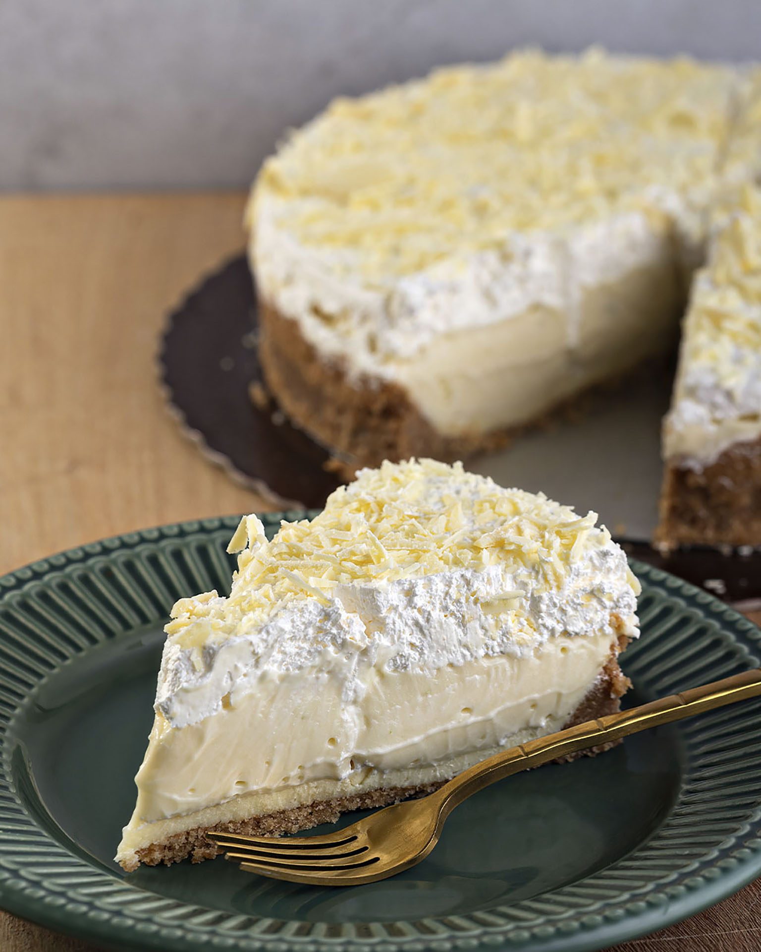 torta de chocolate branco com limao