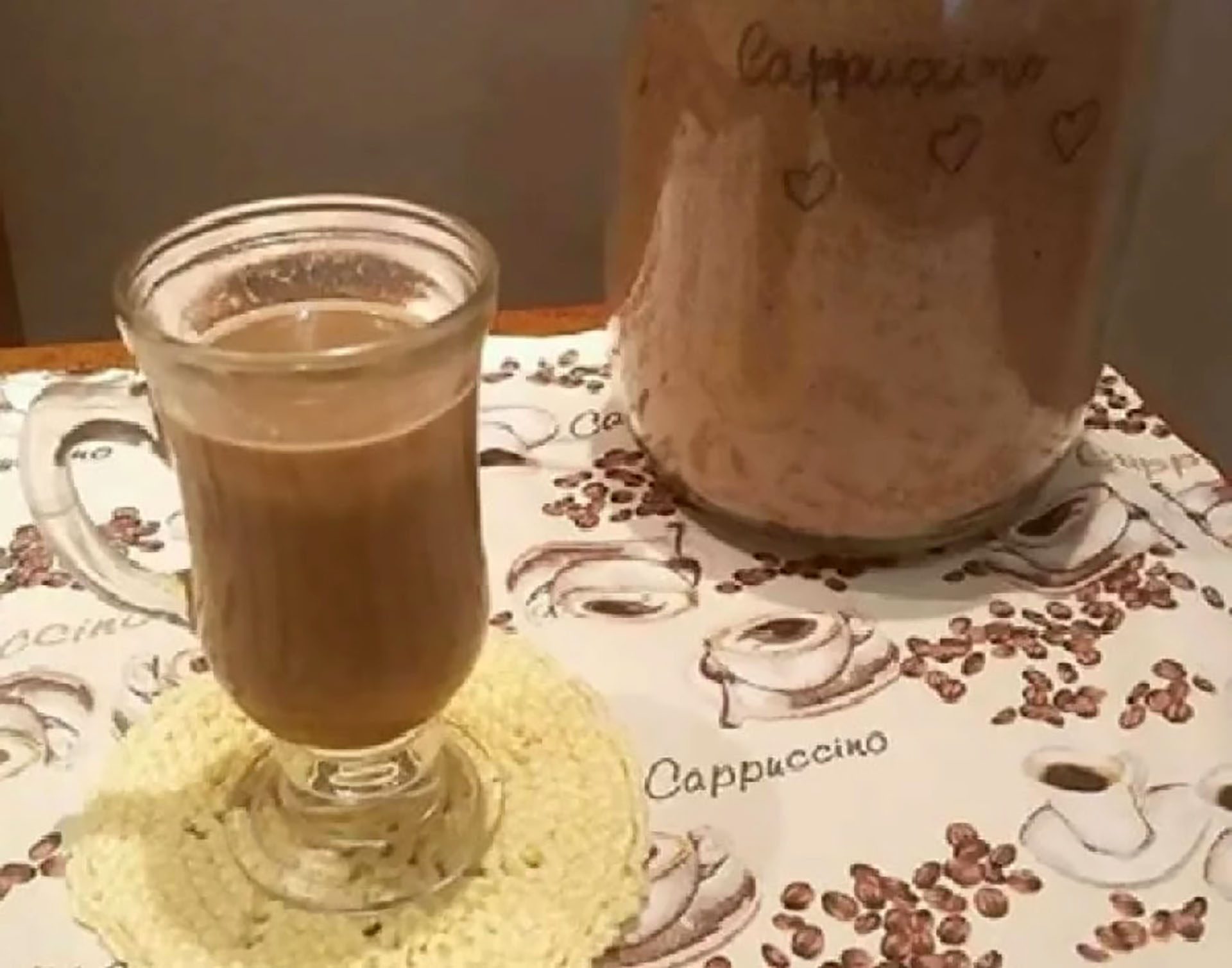 capuccino caseiro cremoso