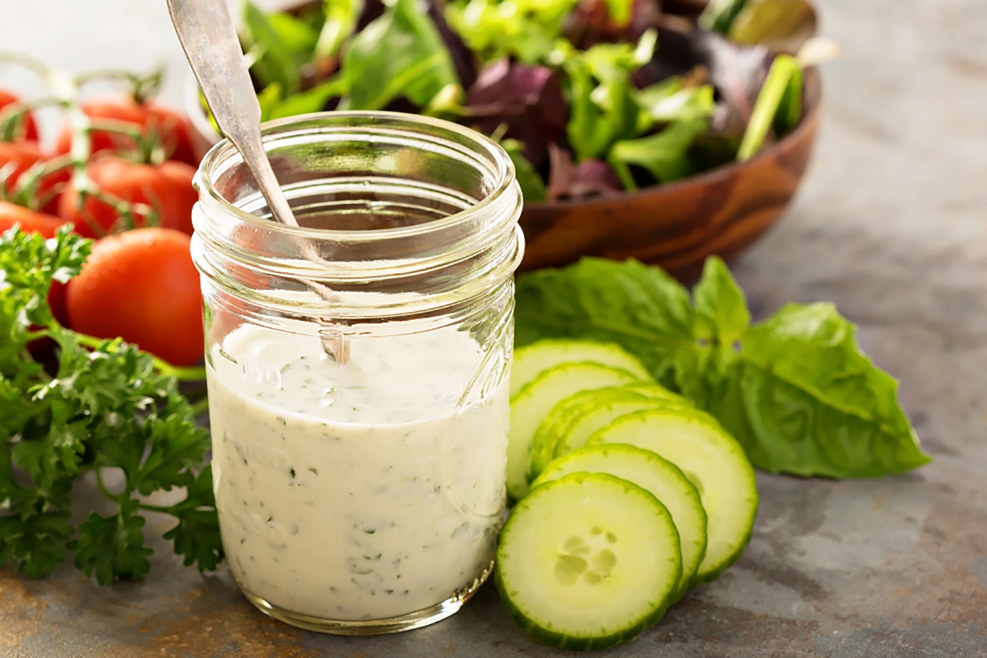 molho para-salada prepara o cartão