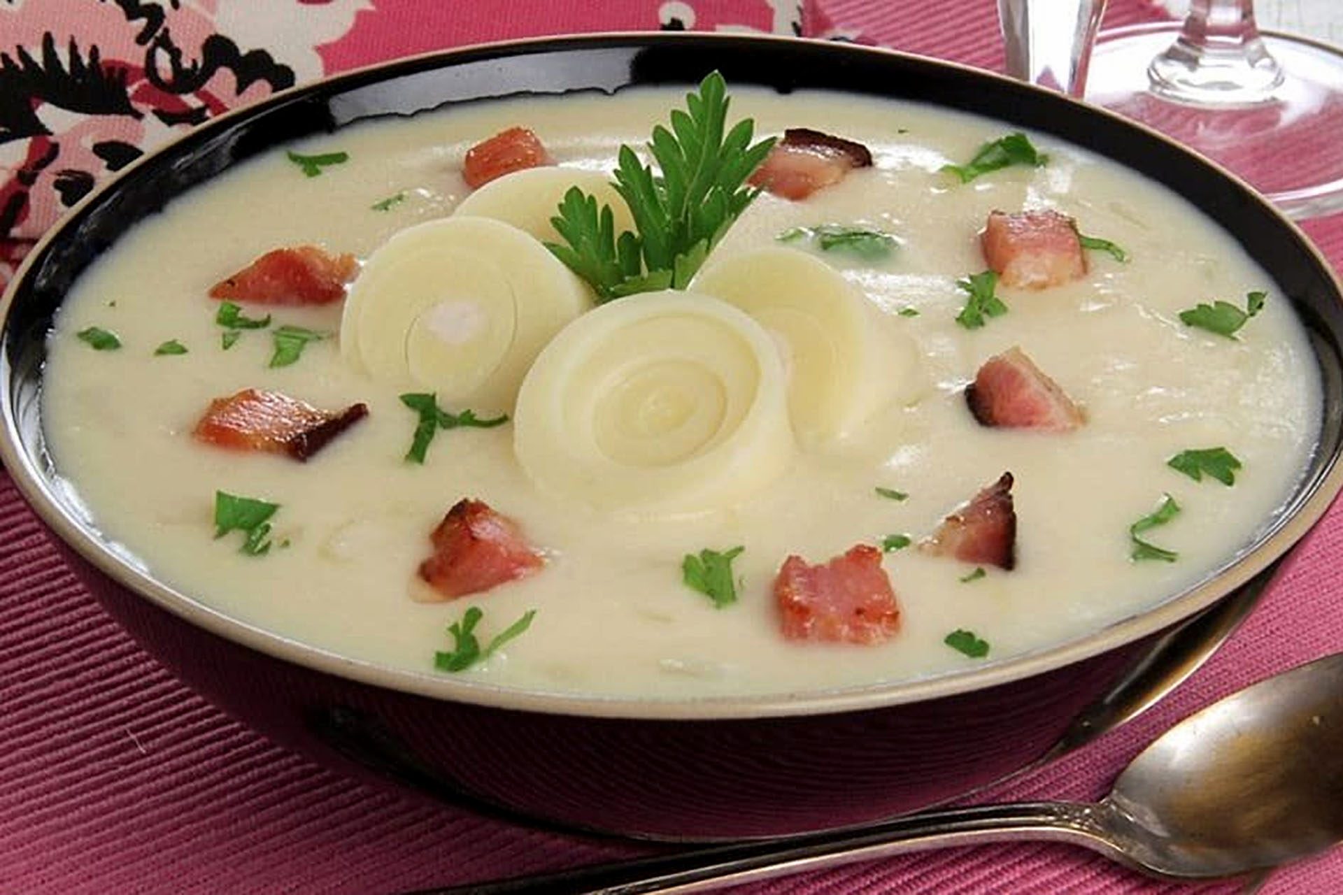 sopa creme de palmito cartão