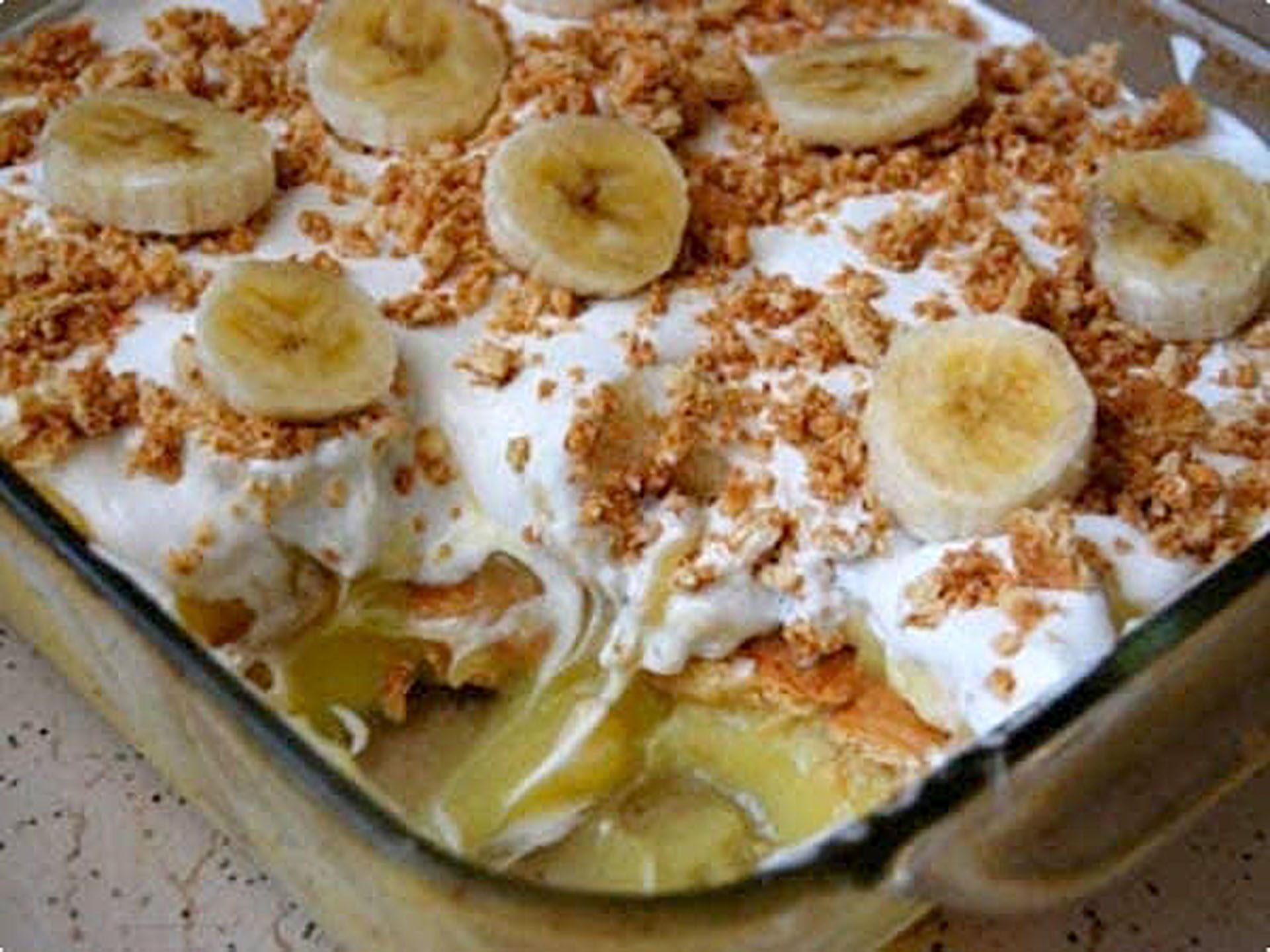 Pavê de Banana Caramelizada