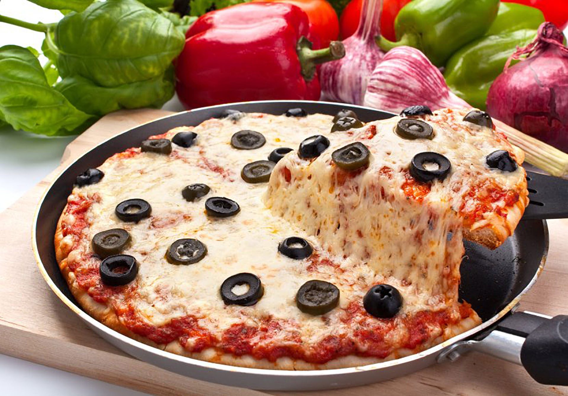 Pizza de Frigideira da Vovó prepara o cartão